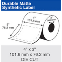 Epson Inkjet Label Roll 101.6mm x 76.2mm x 50mm Core TM-C3500/C4010 Synthetic (4 Rolls of 380) C35CD002