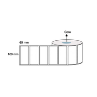 100mm x 65mm Thermal Transfer Labels Synthetic (6 Rolls of 800) LAB10065PPWS40