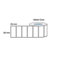 56mm x 25mm x 25mm Thermal Transfer Labels (Box of 12)  LAB5625PWS25P