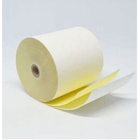 57mm x 57mm 2 Ply Plain Docket Paper for Impact Receipt Printers Box of 40 Rolls PR57572PLY