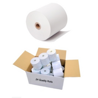 80mm x 75mm x 13mm Core Thermal Paper Rolls (Box Of 50)