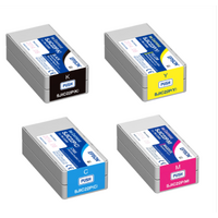 Epson Original TM-C3500 Ink 4 x Cartridge Bundle - YELLOW MAGENTA CYAN BLACK