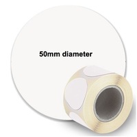 Inkjet 40mm Circle Label Rolls for Epson TM-C7500 and CW-C6000 - 4 Rolls of 1,000 Labels