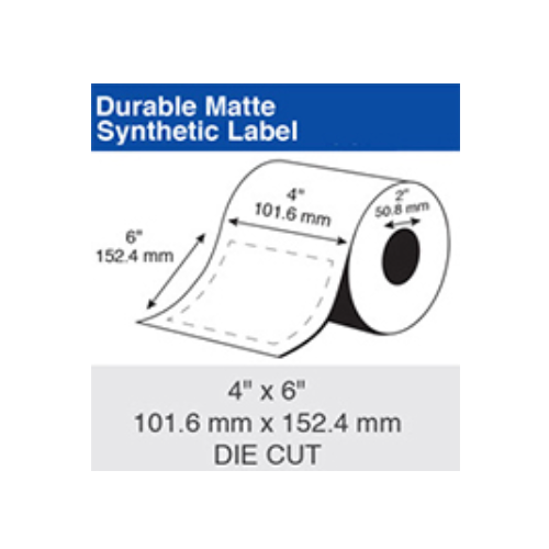 Epson Inkjet Label Roll 101.6mm x 152.4mm x 50mm TM-C3500/C4010 (4 Rolls of 200) Synthetic C35CD003