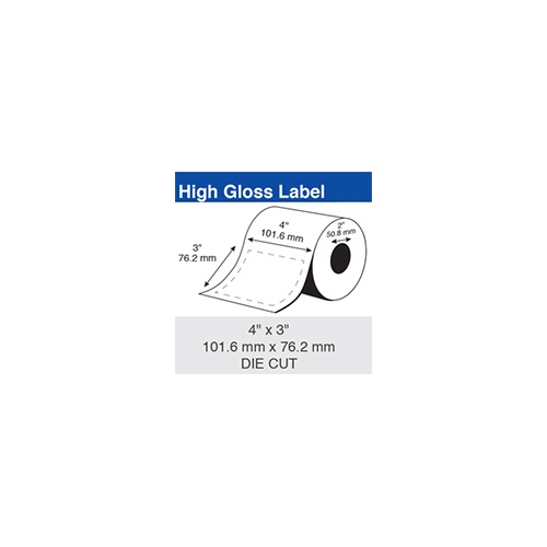  Epson Inkjet Label Roll 101.6mm x 76.2mm x 50mm Core TM-C3500/C4010 Paper Gloss (6 Rolls of 380) C35GD002