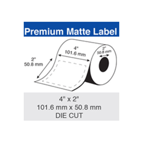  Epson Inkjet Label Roll 101.6mm x 50.8mm x 50mm TM-C3500 CW-C4010 (6 Rolls of 565) Paper Matte C35MD001