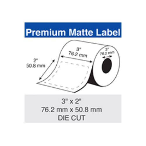 Epson Inkjet Label Roll 76.2mm X 50.8mm x 76mm TM-C7500 TM-C6010 TM-C6510 CW-C8010 Paper Matte