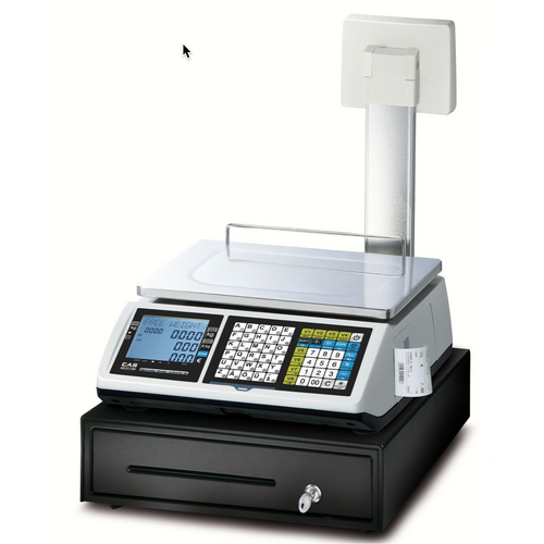 CAS CT-100 Weighing Scale with Ticket/Receipt Printer (Optional Pole)