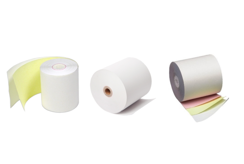 Plain Bond Receipt Rolls